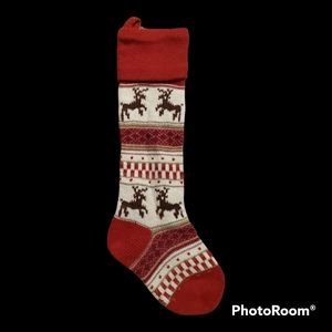 Pottery Barn Classic Fair Isle Knit Stocking